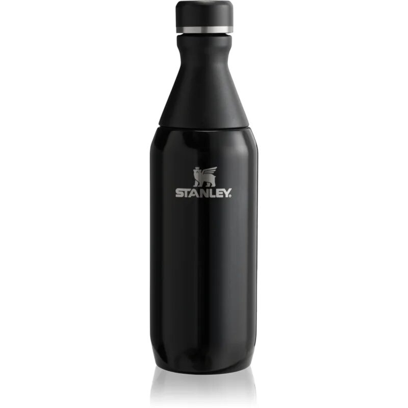 Stanley All Day Slim Bottle sticlă inoxidabilă pentru apă mica Black Gloss 1 buc