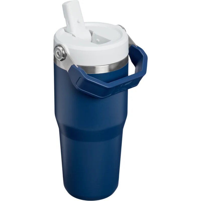 Stanley IceFlow™ Flip Straw 2.0 Tumbler sticlă termos din oțel inoxidabil dark navy 1 buc