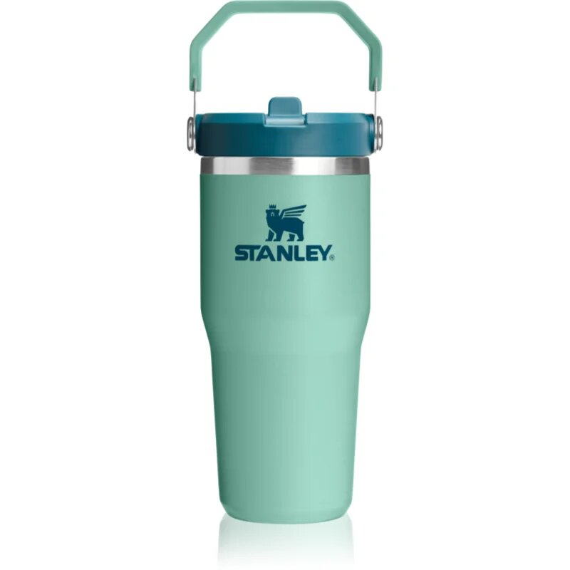 Stanley IceFlow™ Flip Straw 2.0 Tumbler sticlă termos din oțel inoxidabil Spring Green 1 buc