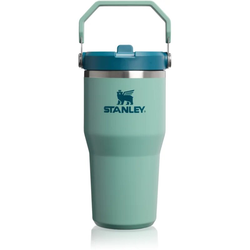 Stanley IceFlow™ Flip Straw 2.0 Tumbler sticlă termos din oțel inoxidabil Spring Green 1 buc