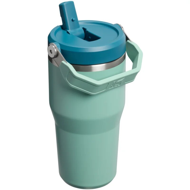 Stanley IceFlow™ Flip Straw 2.0 Tumbler sticlă termos din oțel inoxidabil Spring Green 1 buc