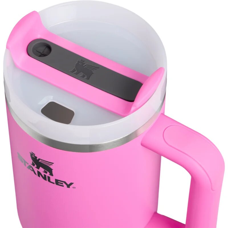 Stanley Quencher H2.O FlowState™ Tumbler pahar din oțel inoxidabil cu pai mare hot pink 1 buc