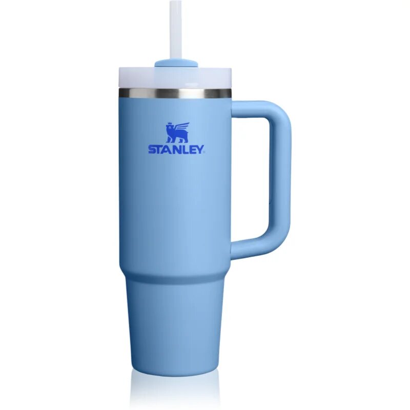 Stanley Quencher H2.O FlowState™ Tumbler pahar din oțel inoxidabil cu pai medium Blue Sky 1 buc