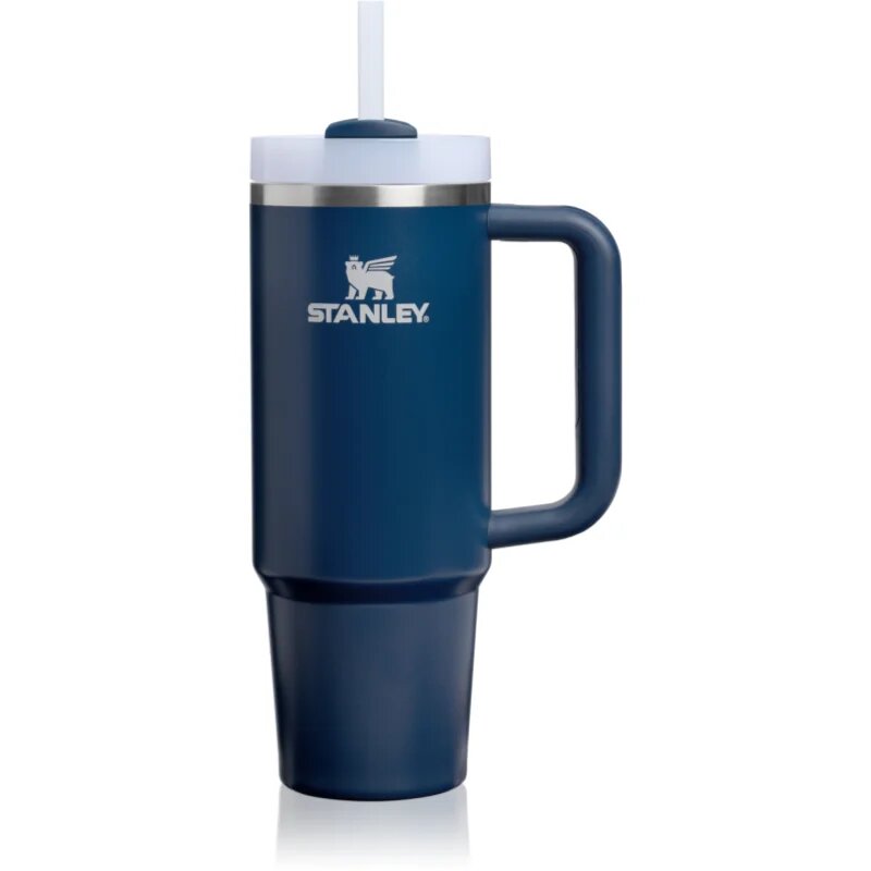 Stanley Quencher H2.O FlowState™ Tumbler pahar din oțel inoxidabil cu pai medium dark navy 1 buc