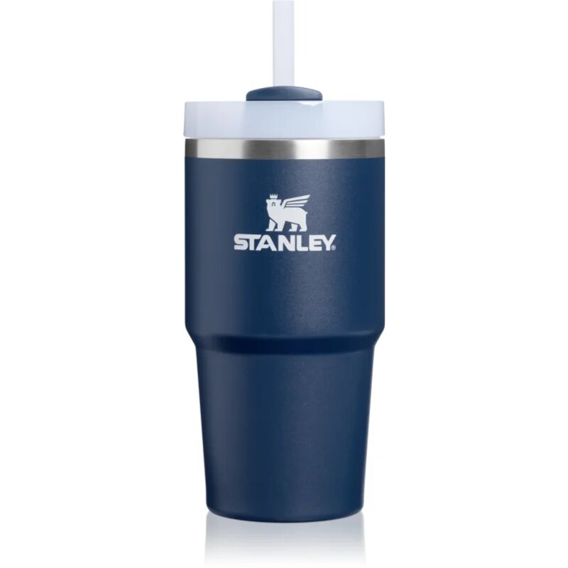 Stanley Quencher H2.O FlowState™ Tumbler pahar din oțel inoxidabil cu pai mic dark navy 1 buc