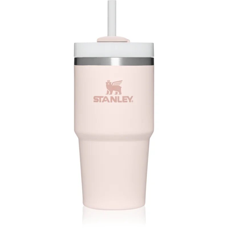 Stanley Quencher H2.O FlowState™ Tumbler pahar din oțel inoxidabil cu pai mic Rose Quartz 1 buc