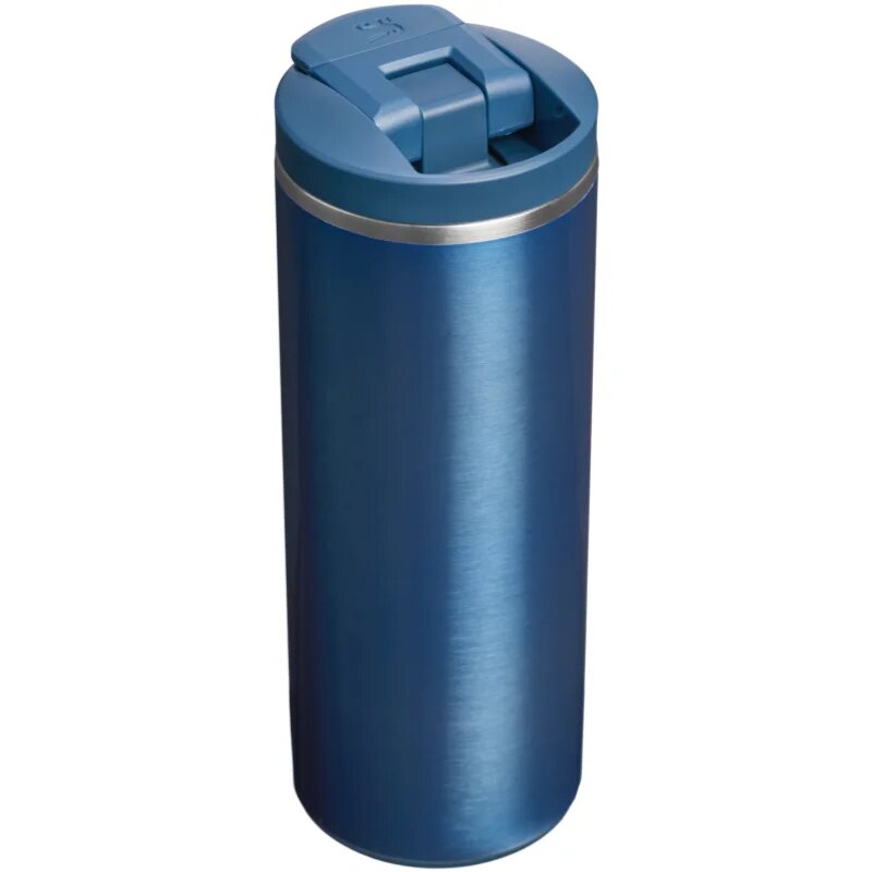 Stanley Transit Fliptop Mug cană termoizolantă mic Glacial Blue Shine 350 ml