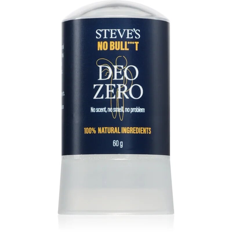 Steve's No Bull***t Deo Zero deodorant solid natural pentru bărbați și femei 60 g