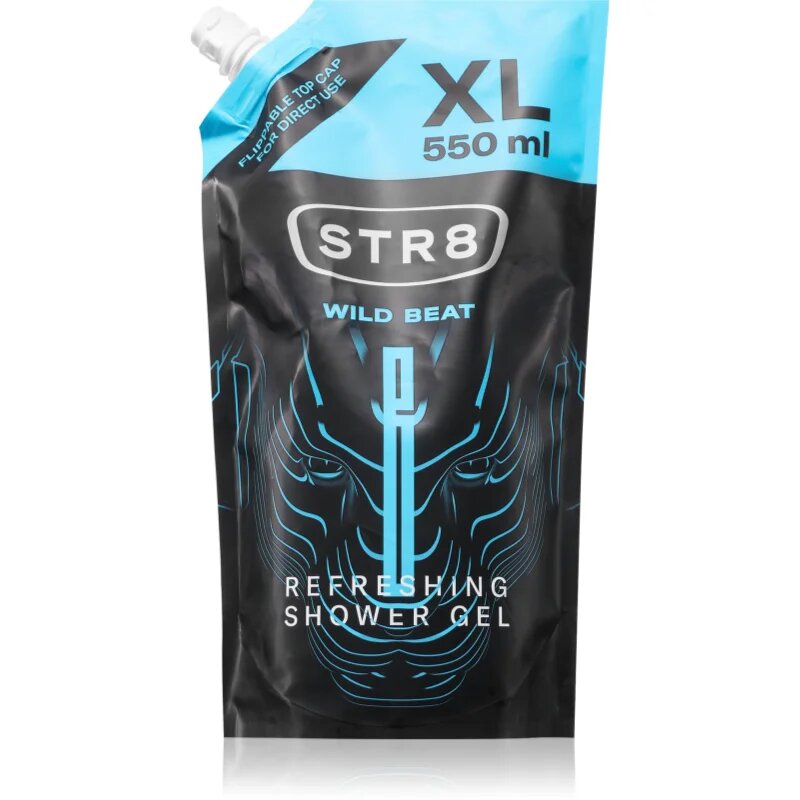 Wild Beat gel de duș rezervă pentru bărbați 550 ml