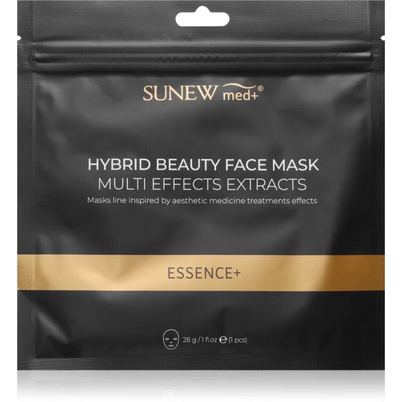 SUNEWMED+ ESSENCE+ Face Sheet Mask with Peptides and Snail Mucin mască textilă hidratantă cu peptide 4 buc