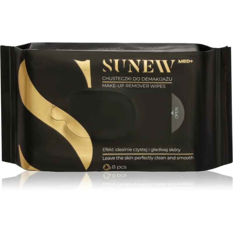 SUNEWMED+ Face and Eye Makeup Remover Wipes șervețele demachiante pentru make-up pentru față și ochi 8 buc