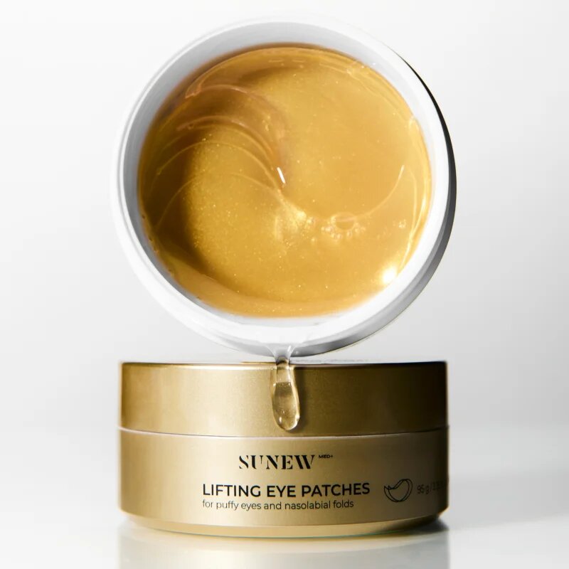 SUNEWMED+ Lifting Eye Patches for Puffiness and Nasolabial Folds tampoane cu gel împotriva ridurilor de sub ochi cu efect lifting 60 buc