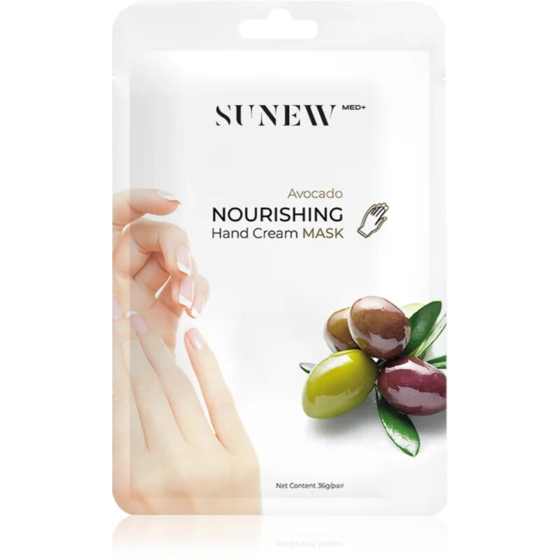 SUNEWMED+ Moisturising Hand Mask with Jojoba Oil and Olive Oil masca hidratanta pentru maini cu ulei de masline 1 pereche