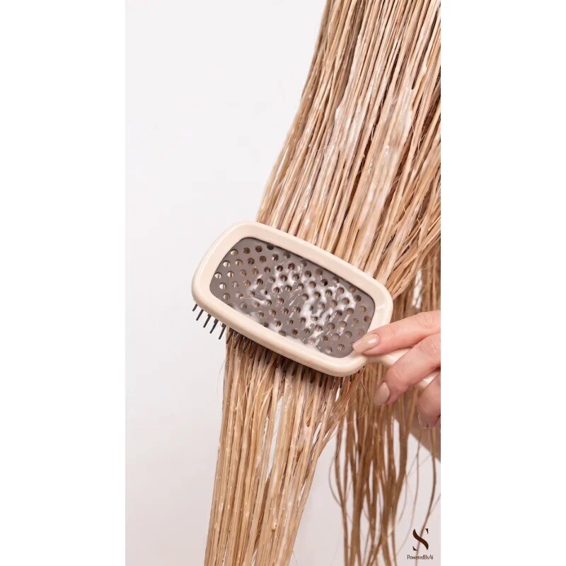 SUNEWMED+ Silk & Glow Detangling Hair Brush perie de par pentru par usor de pieptanat 1 buc