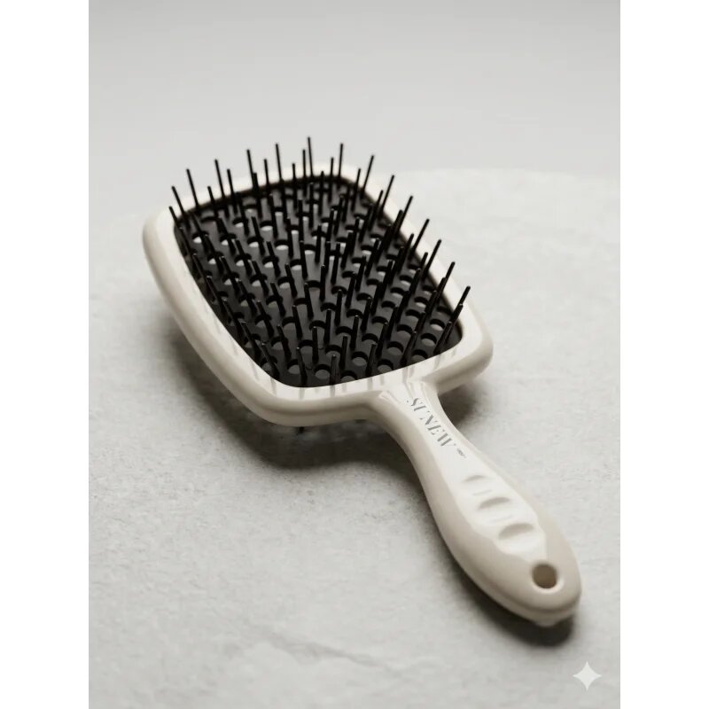 SUNEWMED+ Silk & Glow Detangling Hair Brush perie de par pentru par usor de pieptanat 1 buc