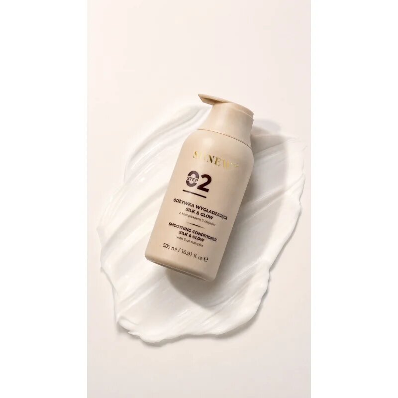 SUNEWMED+ Silk & Glow Repairing Conditioner balsam pentru netezire pentru un par stralucitor si catifelat 500 ml