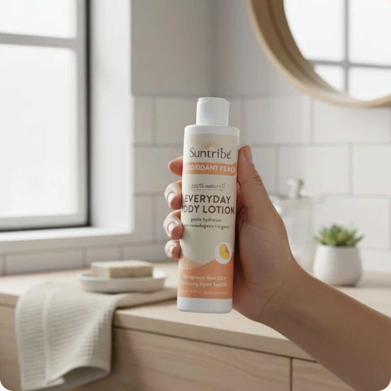 Suntribe Everyday Body Lotion Antioxidant Peach loțiune de corp hidratantă 200 ml