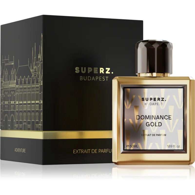 SUPERZ. Budapest Dominance Gold extract de parfum pentru bărbați 50 ml