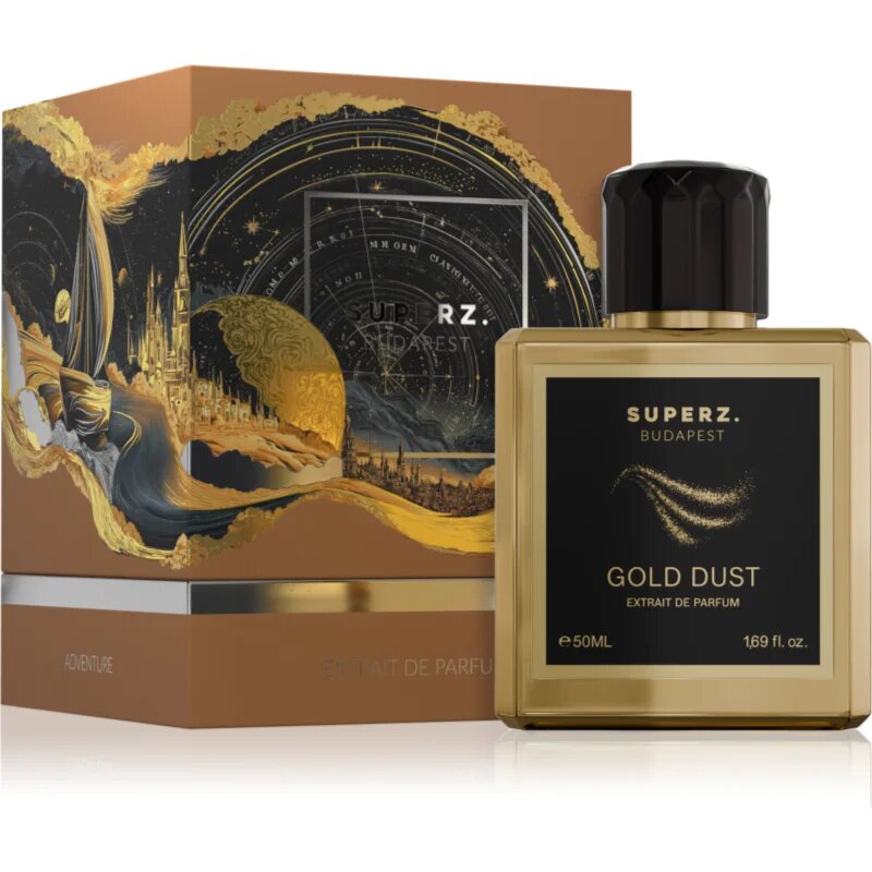 SUPERZ. Budapest Gold Dust extract de parfum pentru bărbați 50 ml