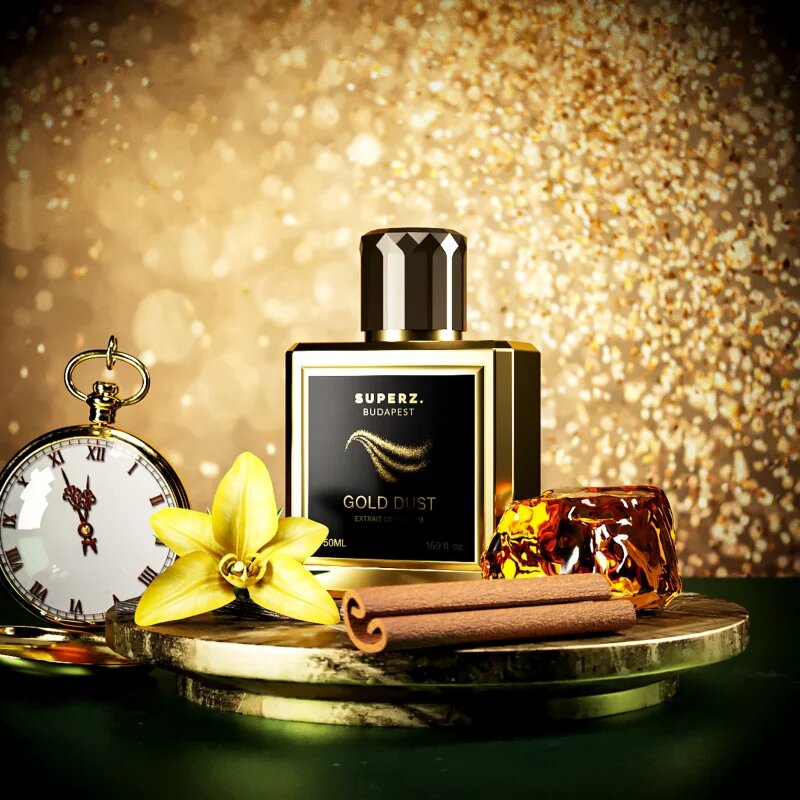 SUPERZ. Budapest Gold Dust extract de parfum pentru bărbați 50 ml