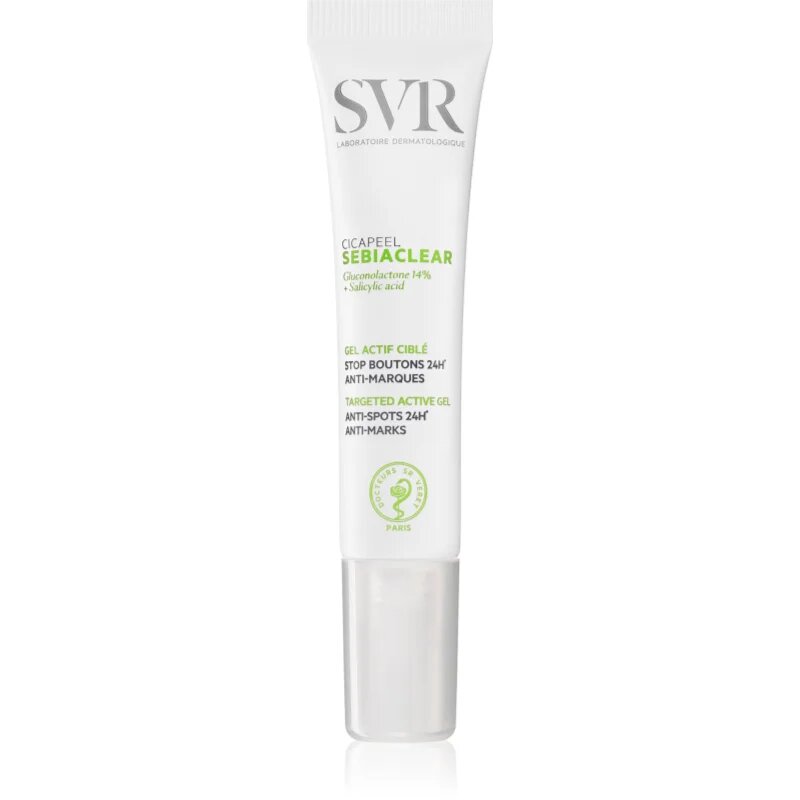 SVR Sebiaclear Cicapeel tratament local impotriva imperfectiunilor pielii cauzate de acnee 15 ml
