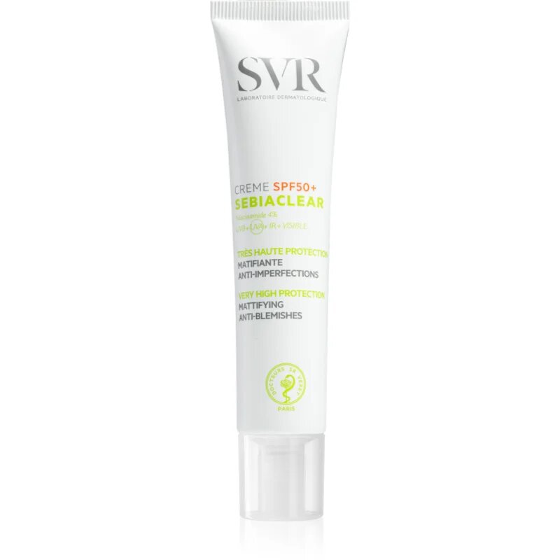 SVR Sebiaclear crema pentru fata protectoare si matifianta SPF 50+ 40 ml