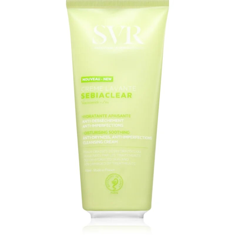 SVR Sebiaclear Creme Lavante cremă de curățare pentru ten acneic 200 ml