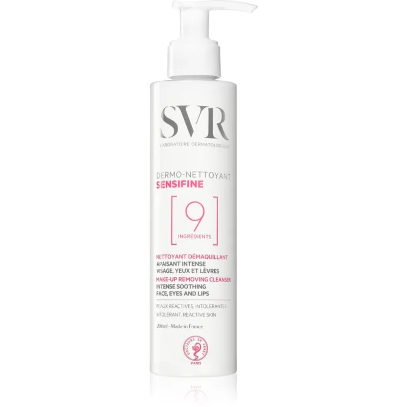 SVR Sensifine lapte demachiant cu efect de calmare pentru piele sensibila cu tendinte de inrosire 200 ml