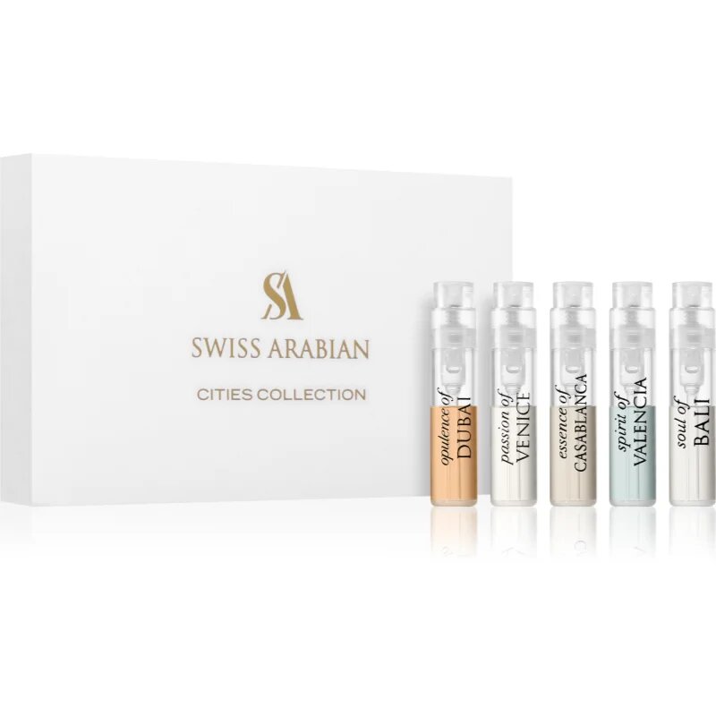 Swiss Arabian Cities Collection set unisex 5x1.7 ml
