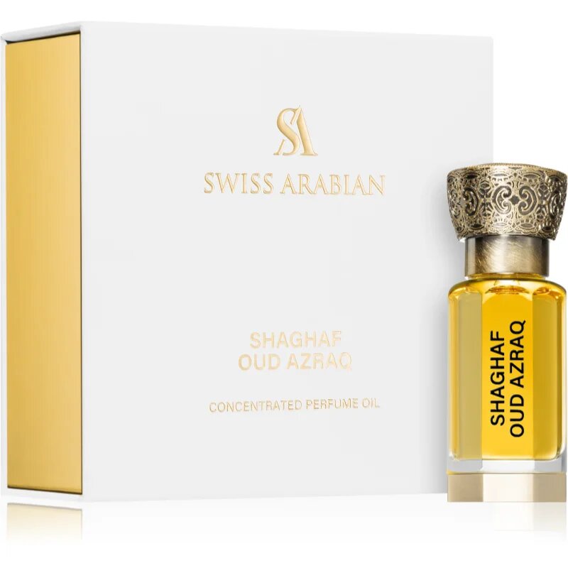 Swiss Arabian Shaghaf Oud Azraq ulei parfumat unisex 12 ml