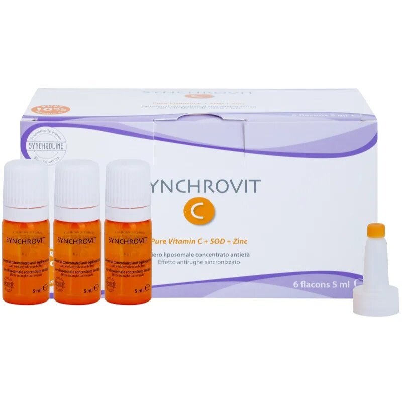 Synchroline Synchrovit C ser lipozomal anti-îmbătrânire 6x5 ml