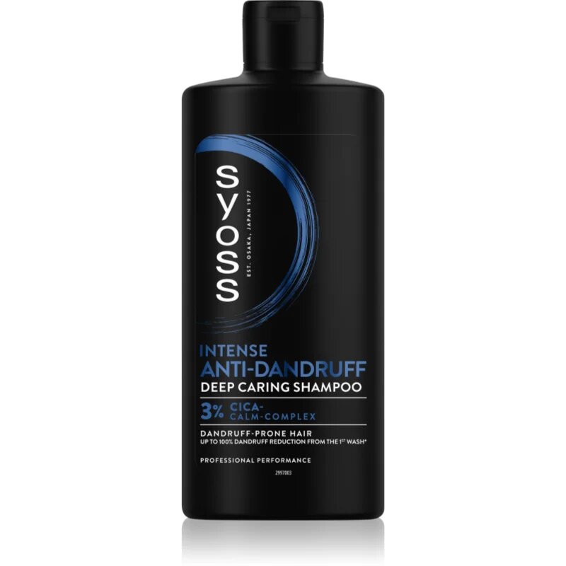 Syoss Intense Anti-Dandruff sampon anti-matreata pentru un scalp uscat atenueaza senzatia de mancarime 440 ml