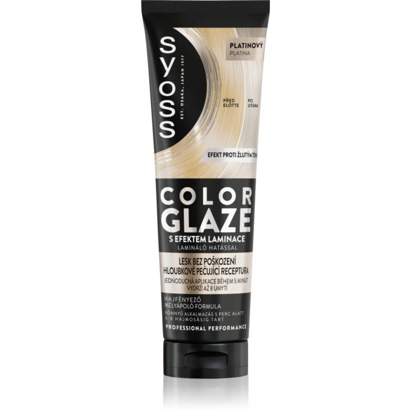 Syoss Intense Glaze Color vopsea de par tonifianta pentru stralucire culoare Platinum 130 ml