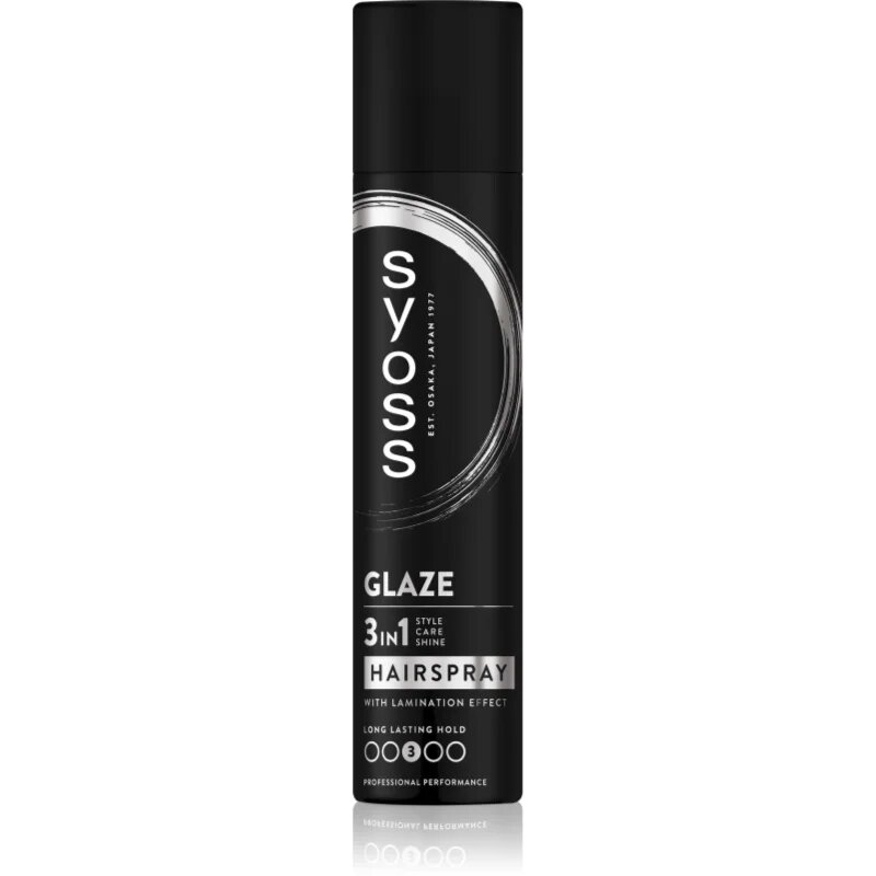 Syoss Intense Glaze Hairspray fixativ păr pentru fixare medie pentru stralucire 300 ml