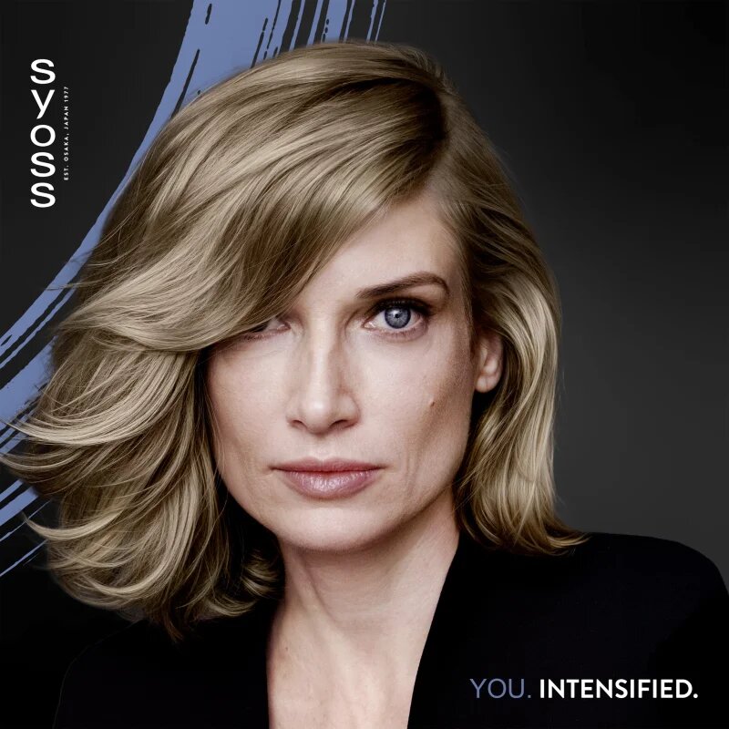 Syoss Permanent Cool Color Culoare permanenta pentru par cu subton rece culoare 7_5 Natural Ashy Blond 1 buc
