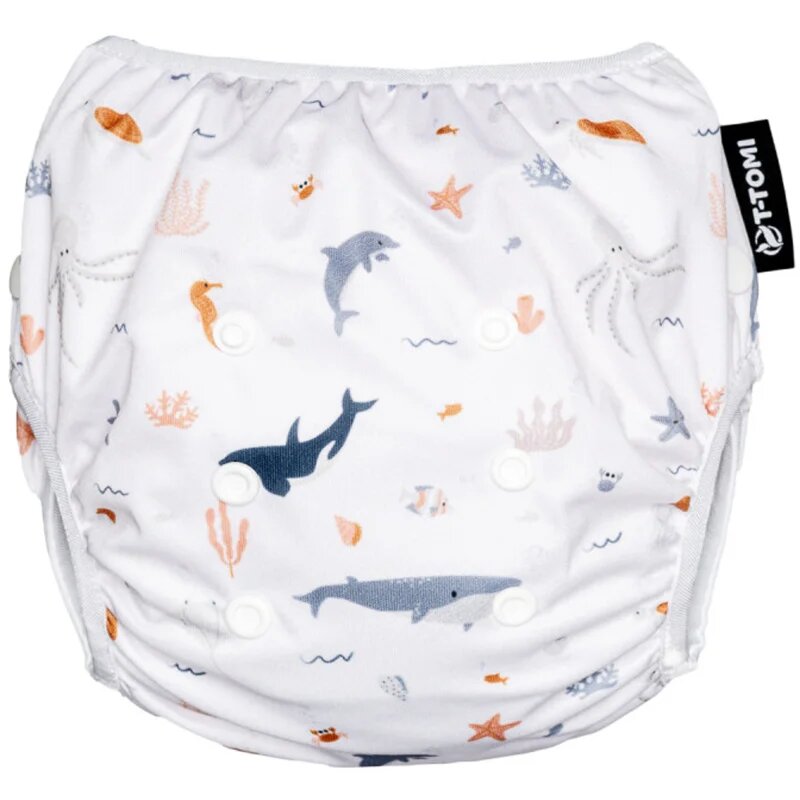T-Tomi Diaper Swimwear Seaworld scutece lavabile tip slip de înot 5 - 15 kg 1 buc