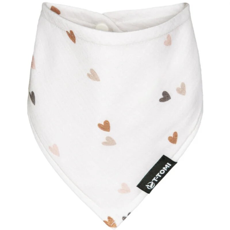 T-Tomi Muslin Bib Love bavețică 30 x 45 cm 1 buc