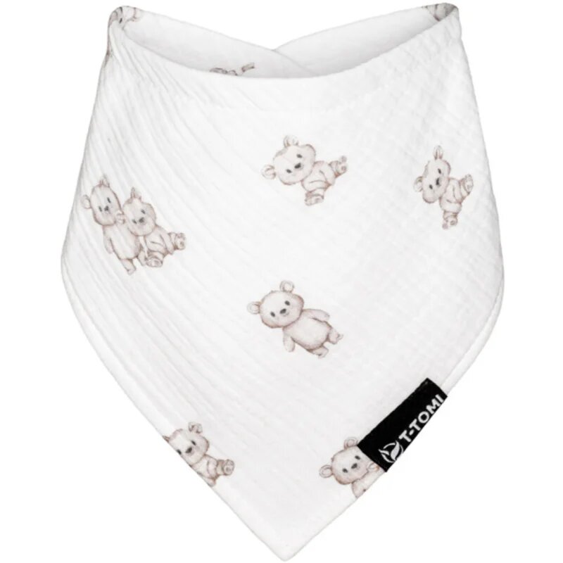 T-Tomi Muslin Bib Teddy bavețică 30 x 45 cm 1 buc