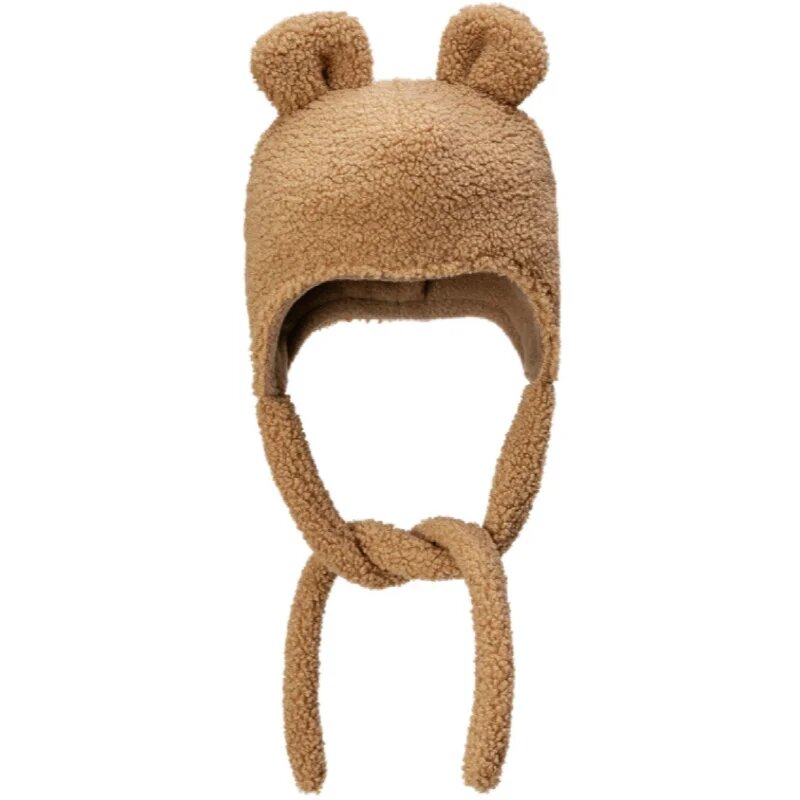 T-Tomi TEDDY Cap Brown cască 9-12 months (44-48 cm) 1 buc