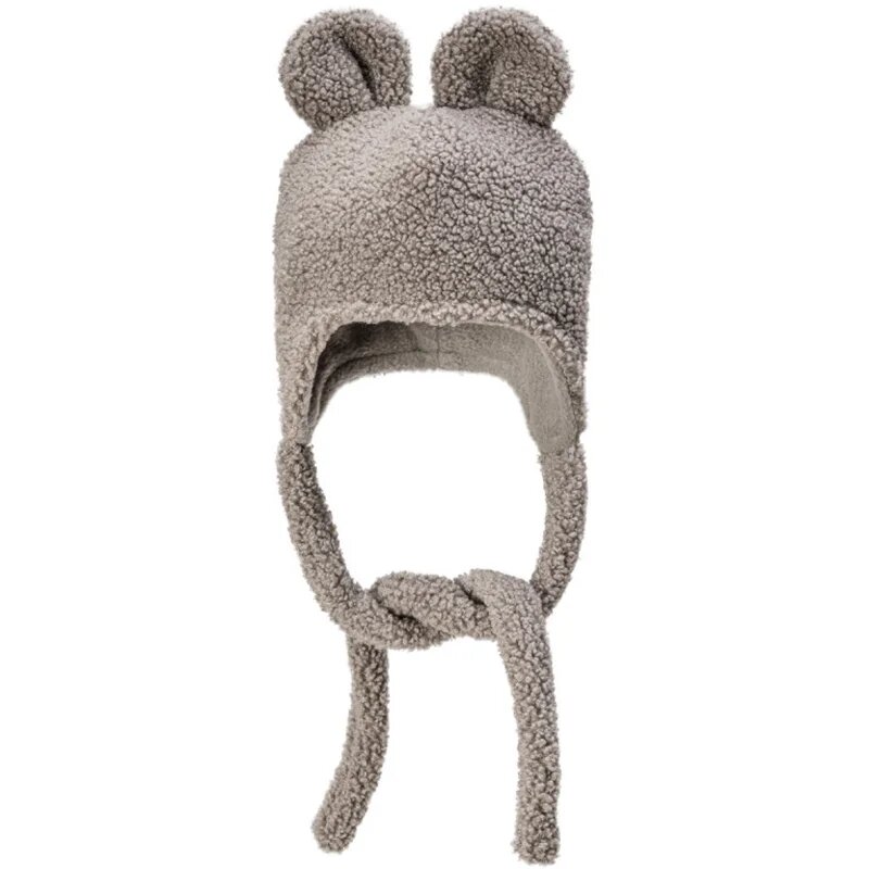 T-Tomi TEDDY Cap Grey cască 9-12 months (44-48 cm) 1 buc