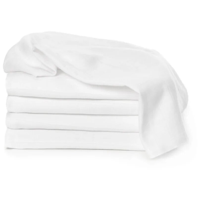 T-Tomi TETRA Cloth Diapers EXCLUSIVE COLLECTION White scutece textile White 70x70 cm 5 buc