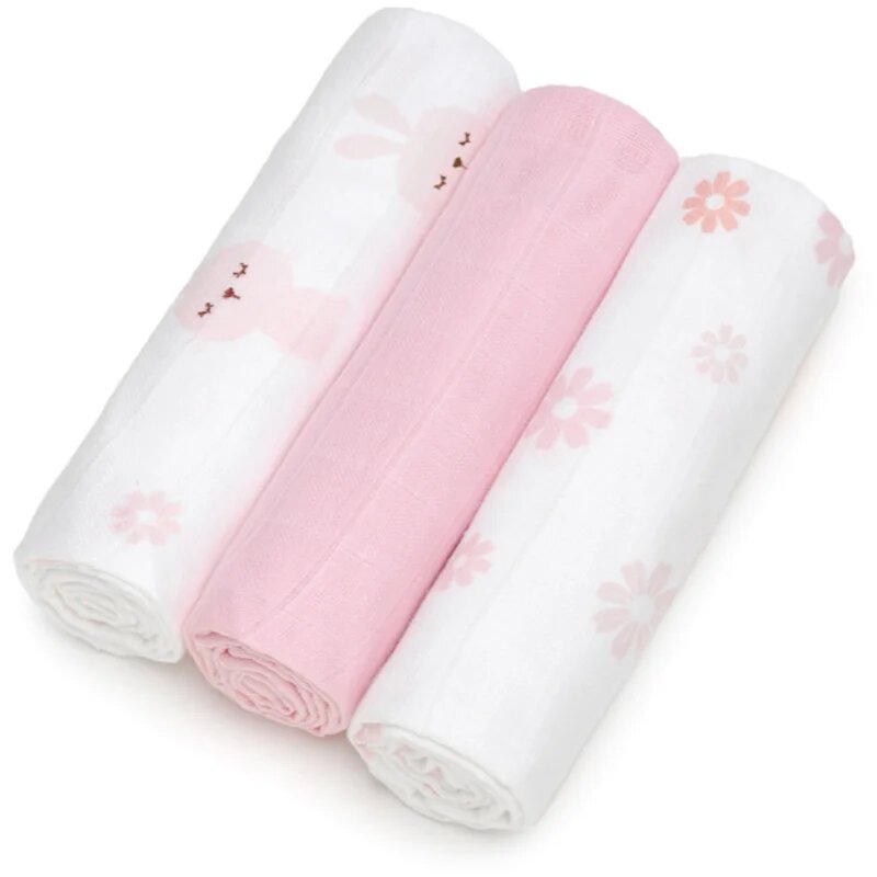 T-Tomi TETRA Cloth Diapers HIGH QUALITY scutece textile Bunnies 70x70 cm 3 buc