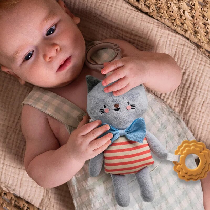 Taf Toys Activity Toy Clara the Cat jucărie suspendabilă contrastantă pentru dentiție 0 m+ 1 buc