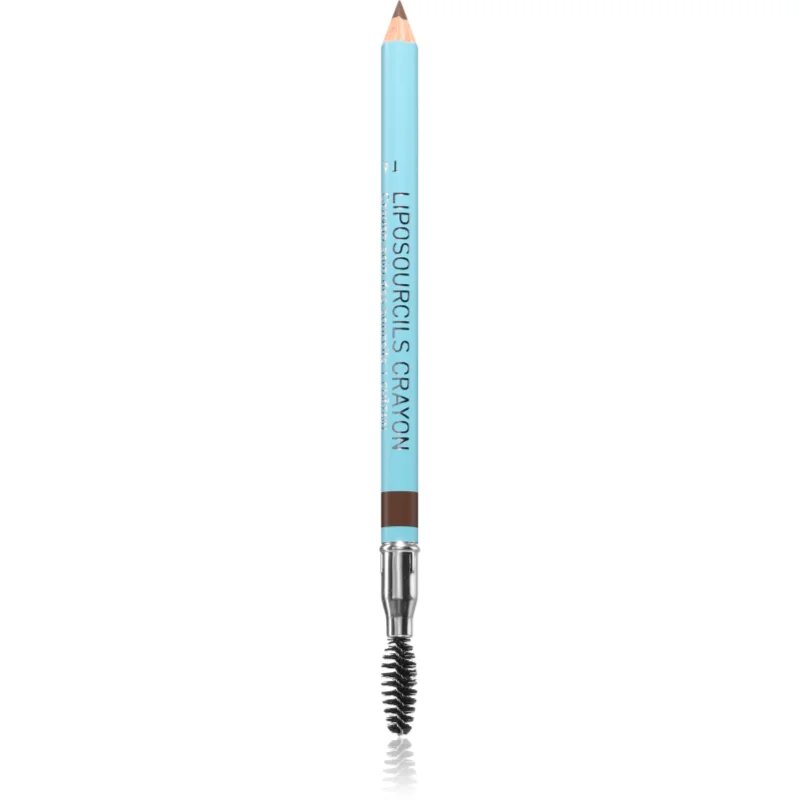 Talika Eyebrow Liposourcils Pencil creion pentru sprancene cu pensula culoare Brown 5 g