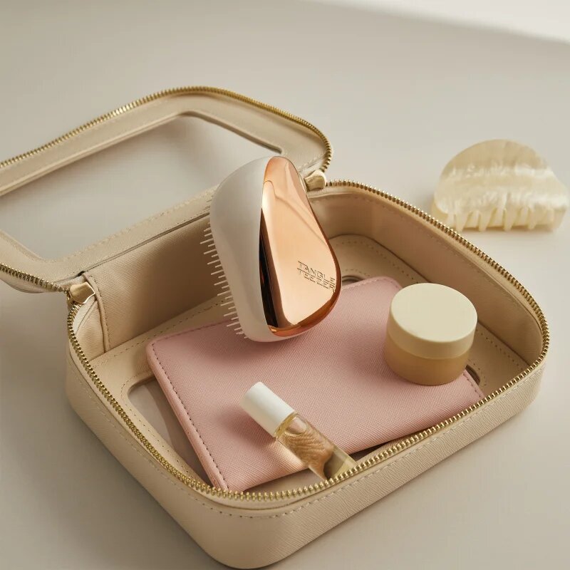Tangle Teezer Compact Styler Rose Gold Cream perie 1 buc