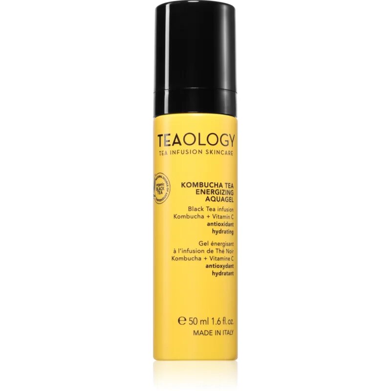 Teaology Kombucha Tea Energizing Aquagel gel crema hidratant cu vitamina C 50 ml