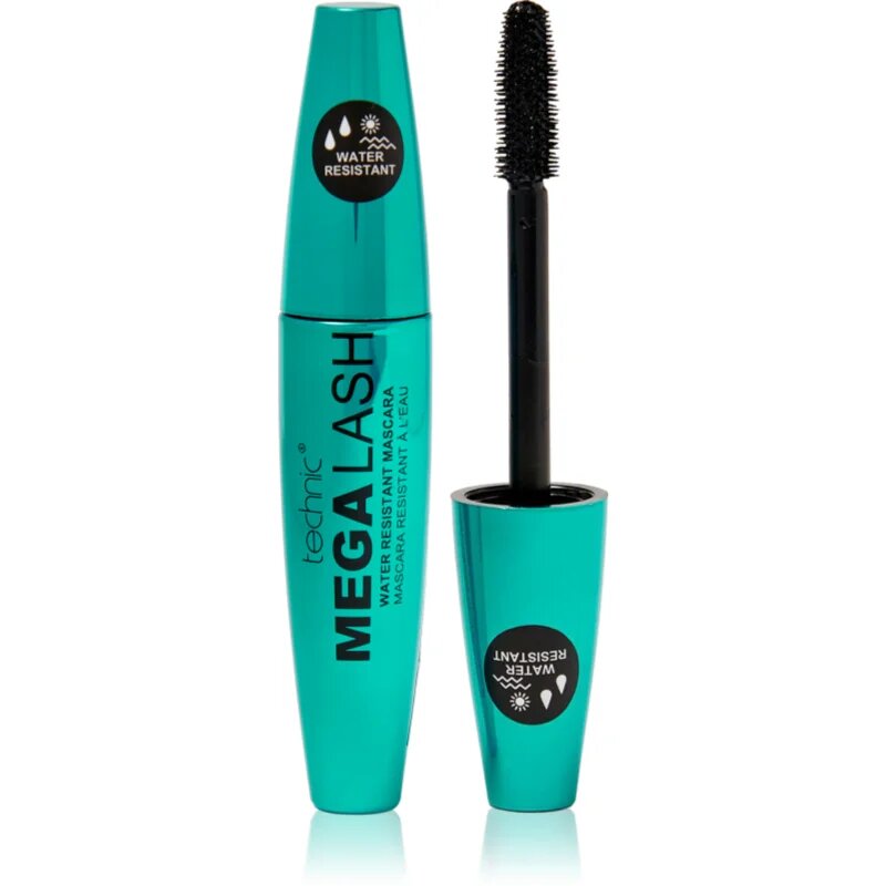 Technic Cosmetics Mega Lash mascara rezistent la apă pentru volum 12 ml