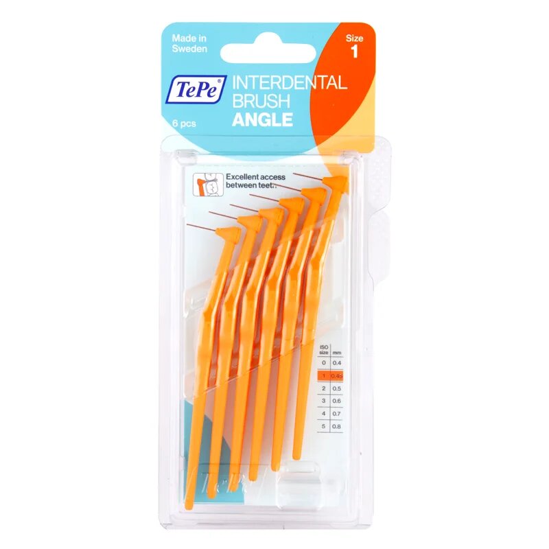 TePe Angle Size 1 perie interdentara 045 mm 6 buc