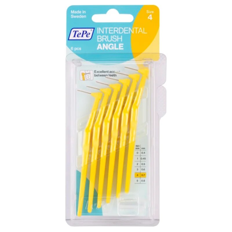 TePe Angle Size 4 perie interdentara 07 mm 6 buc