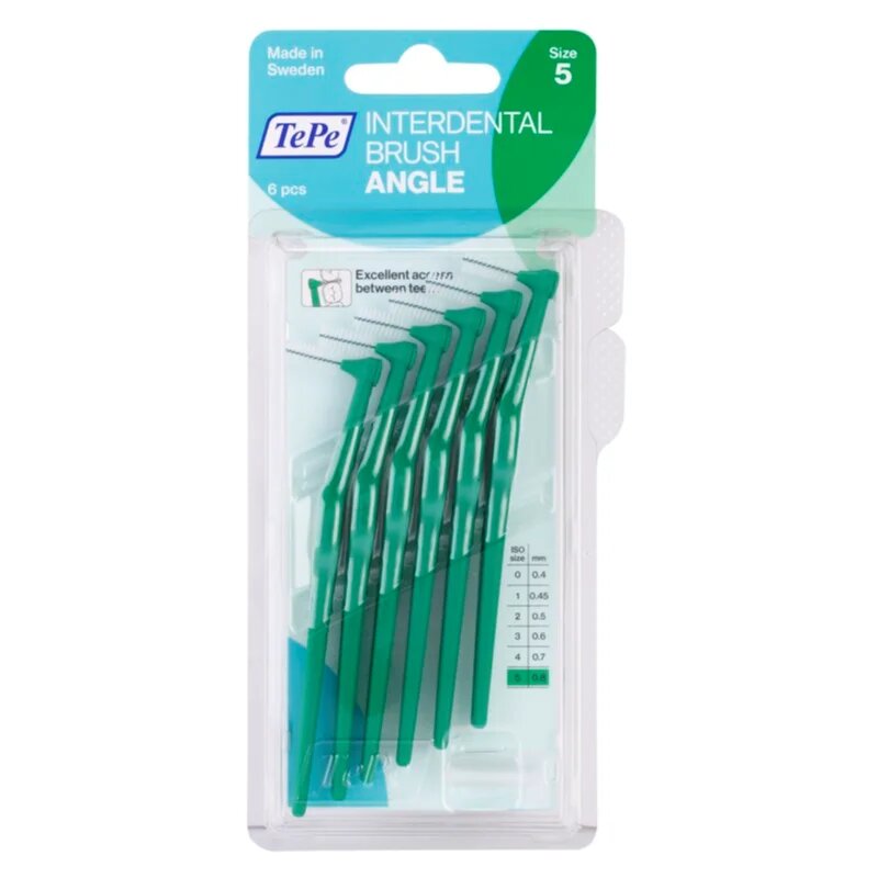 TePe Angle Size 5 perie interdentara 08 mm 6 buc